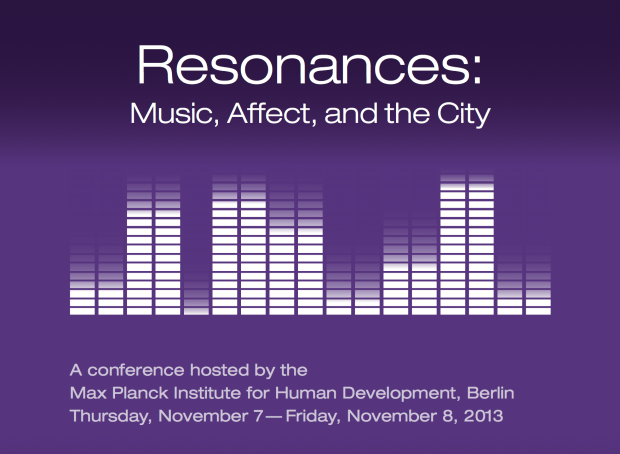 The header from the poster for the "Resonances" conference.